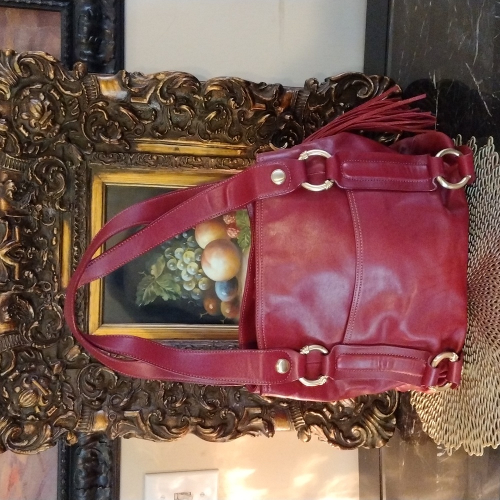 B. Makowsky Leather handbag SOLD SOLD SOLD - Picture 1 of 12